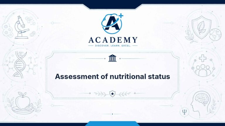 Assessment of nutritional status