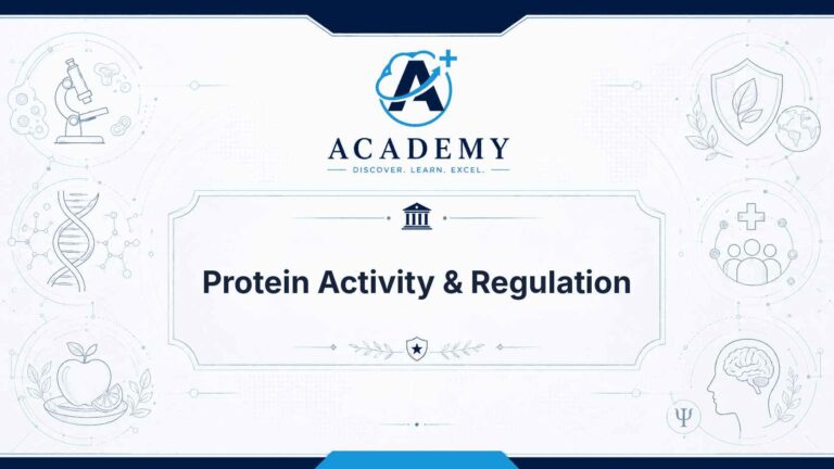 Protein Activity & Regulation